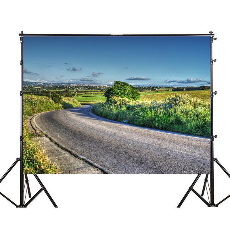 Road Scene Photography Background for Events,Indoor/Outdoor,Party Backdrop,Wall Tapestry Backdrop,,Live Streaming