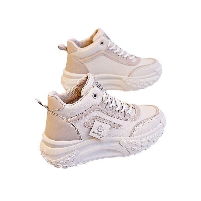 2025 Winter New Thickened and Velvet Dad Shoes Women's Casual Warm Winter Versatile Trendy Platform Sports Cotton Shoes