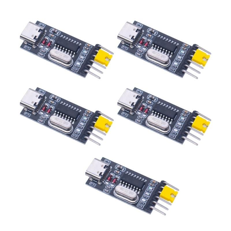 

5Pcs USB to Serial Module CH340G Module USB C to Serial Port Board Module Adapter for Microcontroller Download Module