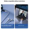 USB C Female To 3.5mm Male /Female Headphone Adapter Seamlessly Device Switching Compactly Design for On the Go Use