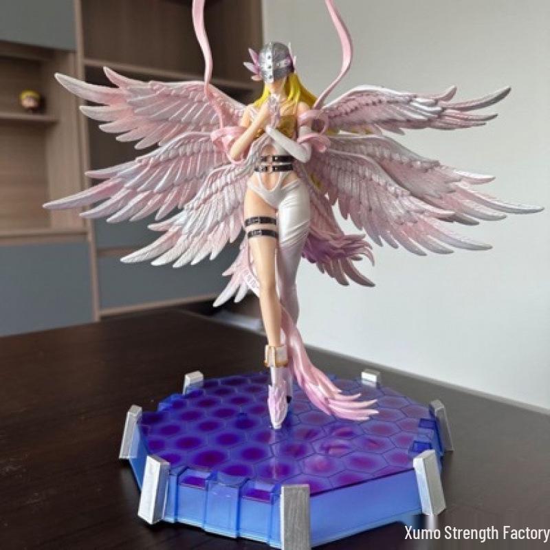 Digimon Angemon & Ophanimon Leuchtende Anime-Figur - Mondtempel-Edition