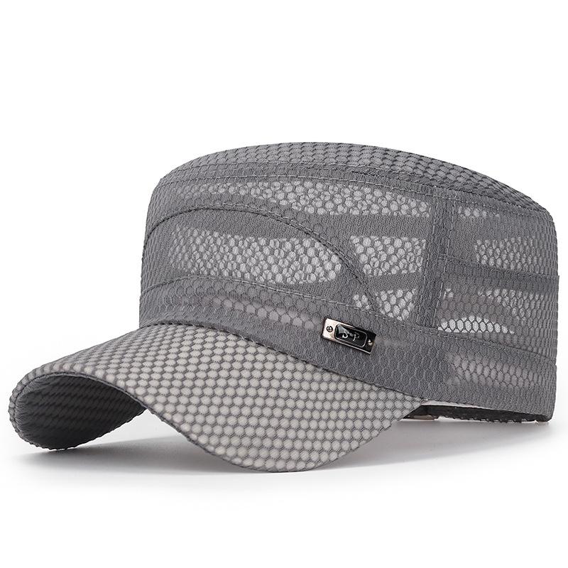 Spring Summer Anti-UV Baseball Cap Adjustable Casual Cadet Hat Breathable Outdoor Sun Hat Men