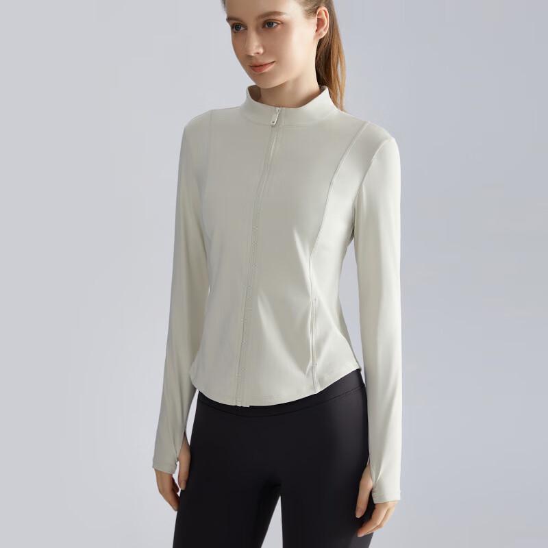 Women s Zipper Stand-Collar Fitness Jacket M