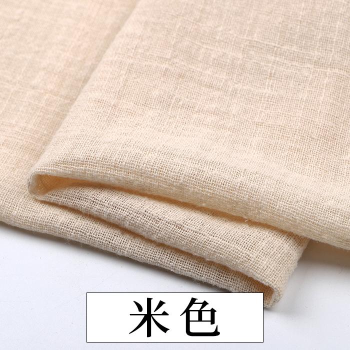 Weicher Leinen-Baumwollstoff Bio Reiner Natürlicher Flachs Zum Nähen DIY Handgemachte Kleidung Patchworkstoff Weicher Musselinstoff