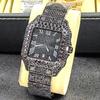 Hip Hop Full Quartz Wristwatch Men Couple Waterproof Calendar Business Style