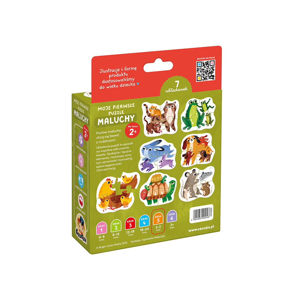 Czuczu  Moje Pierwsze Puzzle Maluchy +2L