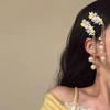1Pcs Flower Hair Clips For Women   Pearl Tassel Bb Clips Trendy Barrettes Hair Accessories