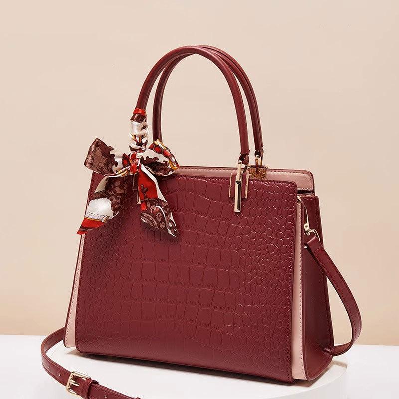 Atmospheric Red Bag Women'S Middle School Mother Wedding Bag Wedding Mother-In-Law Fashion Messenger Handbag