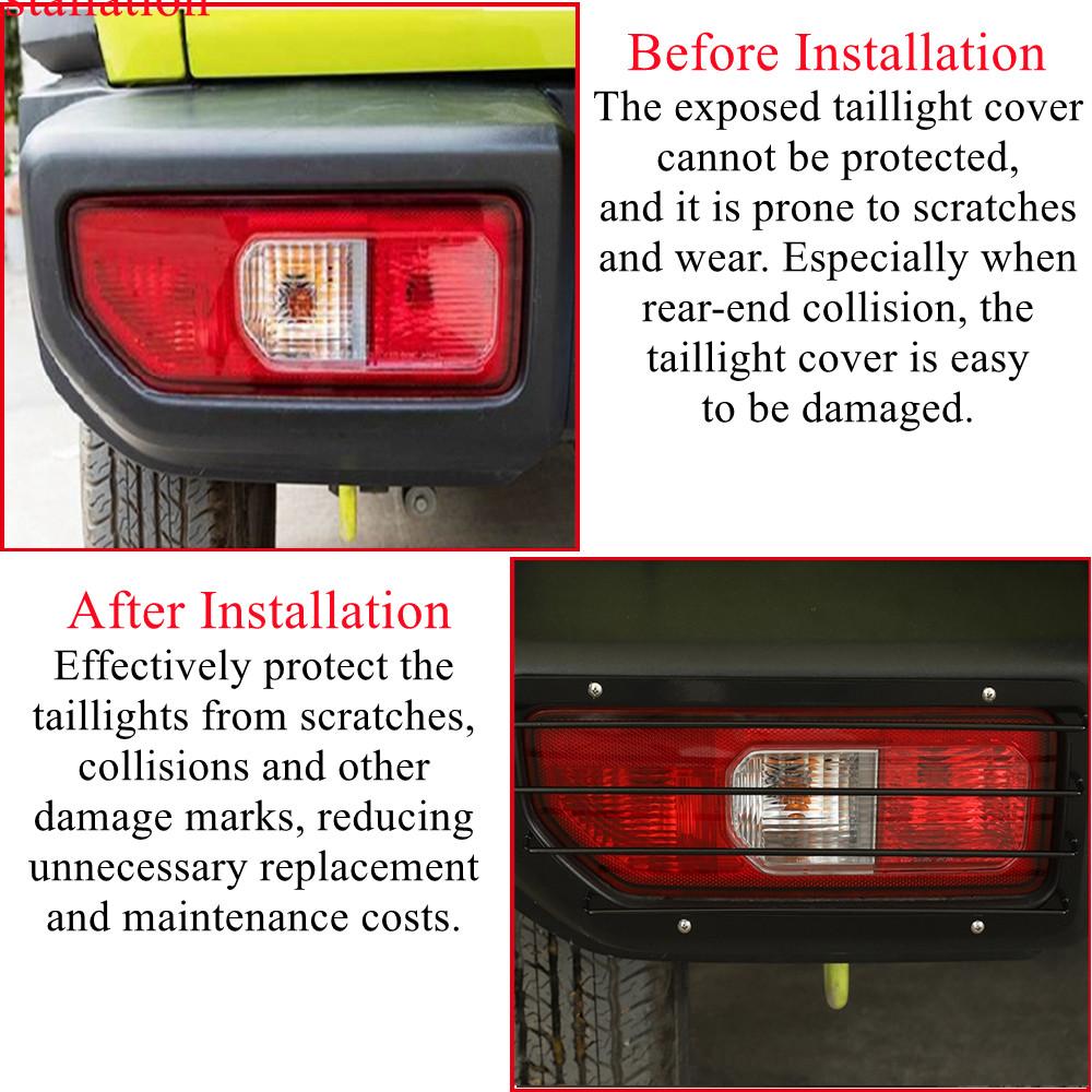 Capote lămpi pentru Suzuki Jimny JB64 JB74 2022 Capac far spate pentru mașină Apărări lampă din spate Decorare exterior