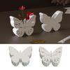 Silicone Hollow Butterfly Flower Vase Mold Plaster Cement Mould for Home Decoration Crafting Jewelry Accessories