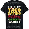 Tacos Christmas Tree Funny Xmas Foodie Mexican T Shirts Unisex Cotton Humor Streetwear Tee Shirt Short Sleeve Unisex Loose Clothing