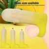 Liquid Silicone Penis Sleeve Male Delay Thickening Enhancer Hollow Wolf Sleeve Adult Toy