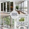 Magnetic Screen Door, Double-Panel Magnetic Mosquito Screen Door, Insect Screen, Suitable for Garage Doors, Sliding Doors, and Garden Gates—Black