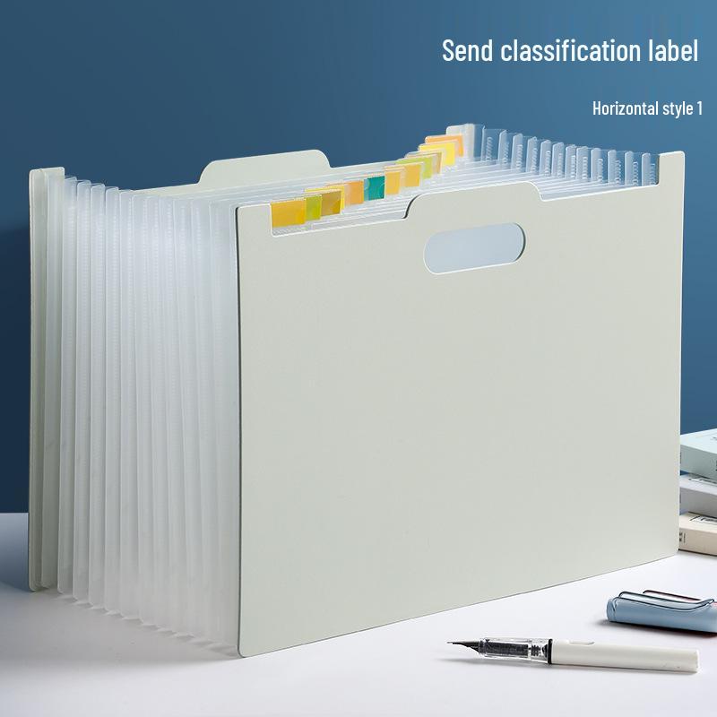 Taşınabilir Çok Katmanlı Akordeon Klasör: Geniş Kapasiteli Öğrenci Dosyası ve Sınav Kağıdı Düzenleyici