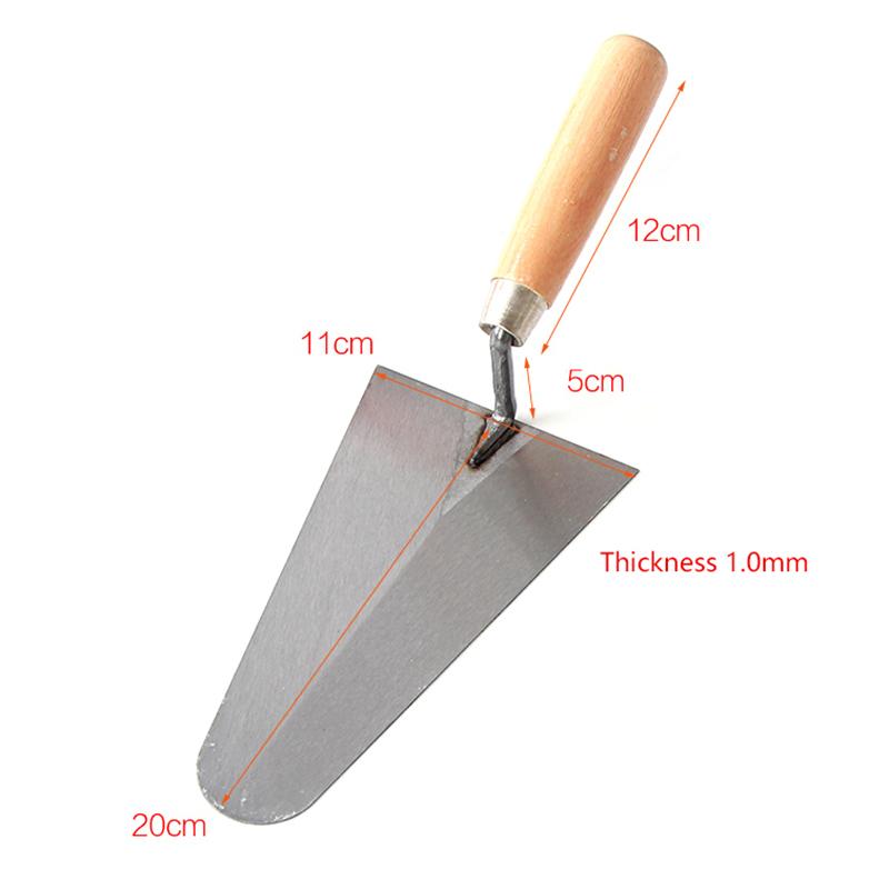 Float Margin Trowel Bucket Stainless Steel Concrete Finishing Trowel Spatula Construction Tools Wall Plastering Hand Tool