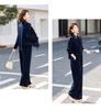 Sophisticated Spring & Autumn Two-Piece Set for Middle-Aged and Elderly Women - 2026 New Style Lapel Shirt Set