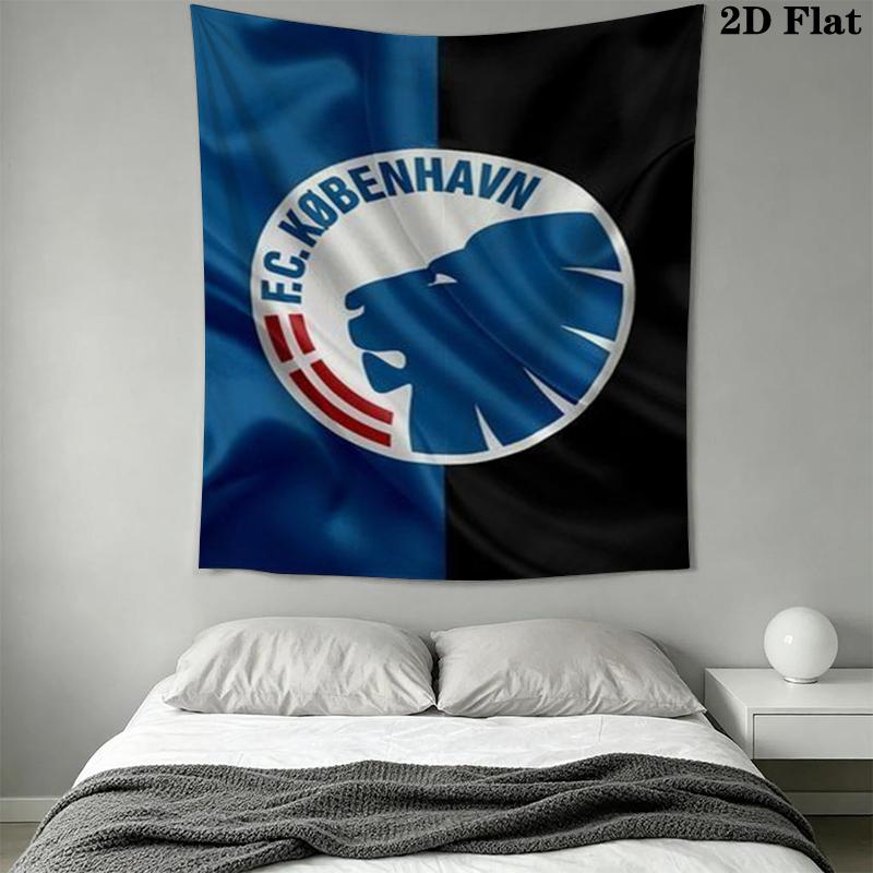 F.C. Copenhagen Wall Tapestry Aesthetic Wall Hanging Printed Fabric Blanket Decorative Tapestries for Bedroom Living Room Home Decor