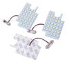 Toyota LED Room 6000K Compatible with Hiace 200 Series Custom Aftermarket Lamp, White, 3-Piece Set, (1st, 2nd, 3rd, 4th, 5th, DX), Parts,