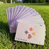 Pokerová roztomilá limitovaná edice svítící hrací karty dobře vypadající bílá růže párty kolej, které musíte mít dívčí srdíčko party hračky