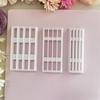 3Pcs Geometric Clay Earring Cutter Gridded Clay Cutter for Earrings Making, Clay Earring Cutter Tool for Jewelry Making