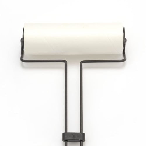 Cainz Carpet Cleaner, Case-Free, 17.6cm Wide x 6.5cm Deep x 25.5cm High, Black, Wire Frame Carpet Cleaner, Sticky Cleaner