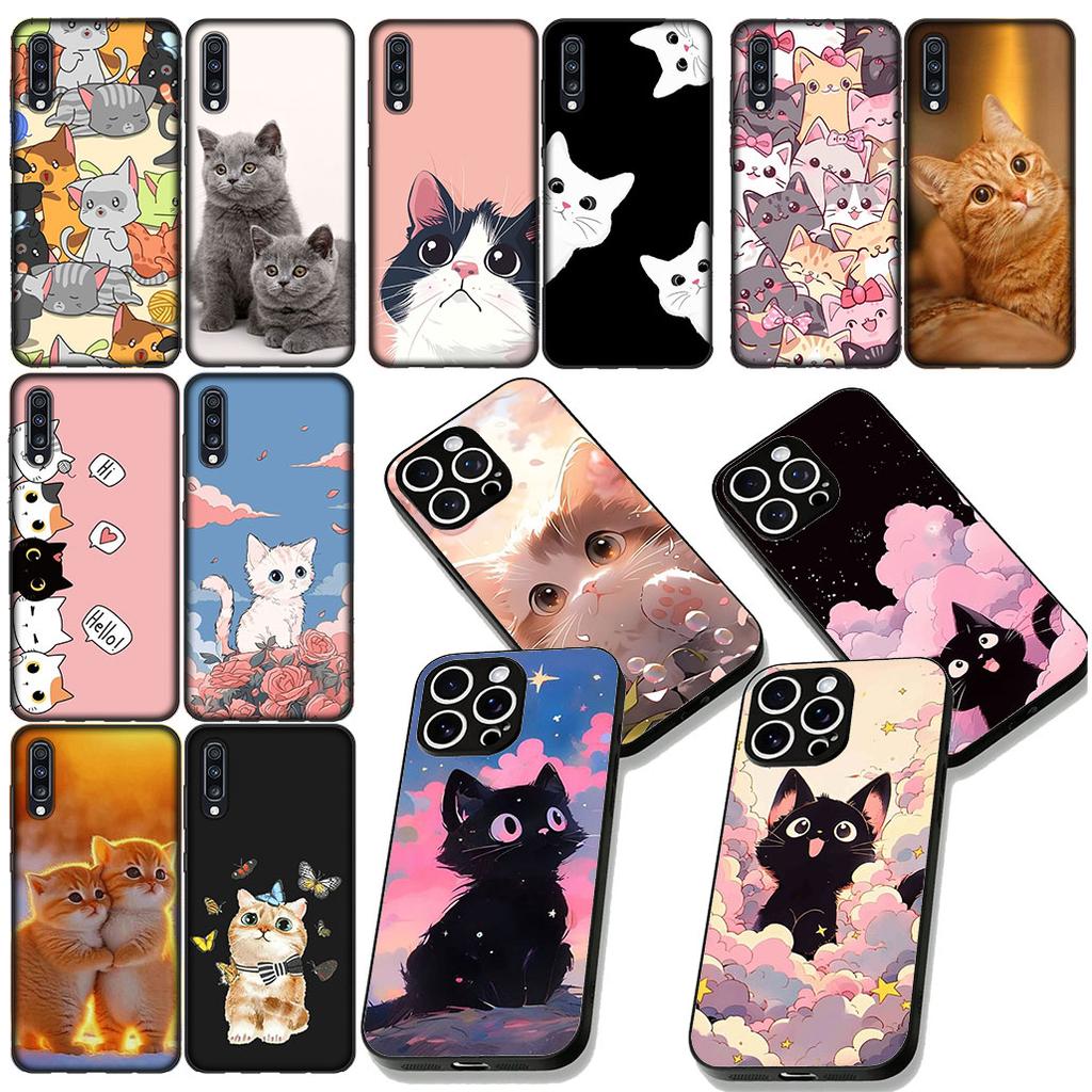 Cartoon Kitten Cat Meow Anime Phone Case for Xiaomi Poco C85 C65 C75 X7 X6 M6 M8 F7 F8 Ultra F6 Pro Cover Casing