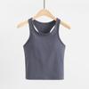Women's Original Ebb Yoga Vest: I-Shaped Quick-Dry Sportswear with Chest Pad for Running and Fitness