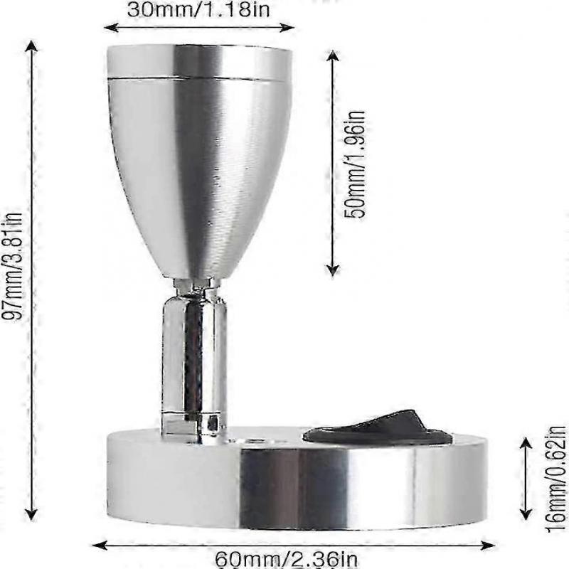 2pcs 12V LED Spot Reading Light, 3W RV Interior Light, 180° Rotate Bedside Wall Lamp, 3000K Warm Light for Campervan Motorhome Caravan Boat