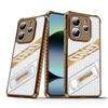 Invisible Bracket Four Corner Airbags Protect Case For Xiaomi Redmi Note 14 4G Note14 Pro + 13 Pro Redmi 14c 13C A3 Armor Cover