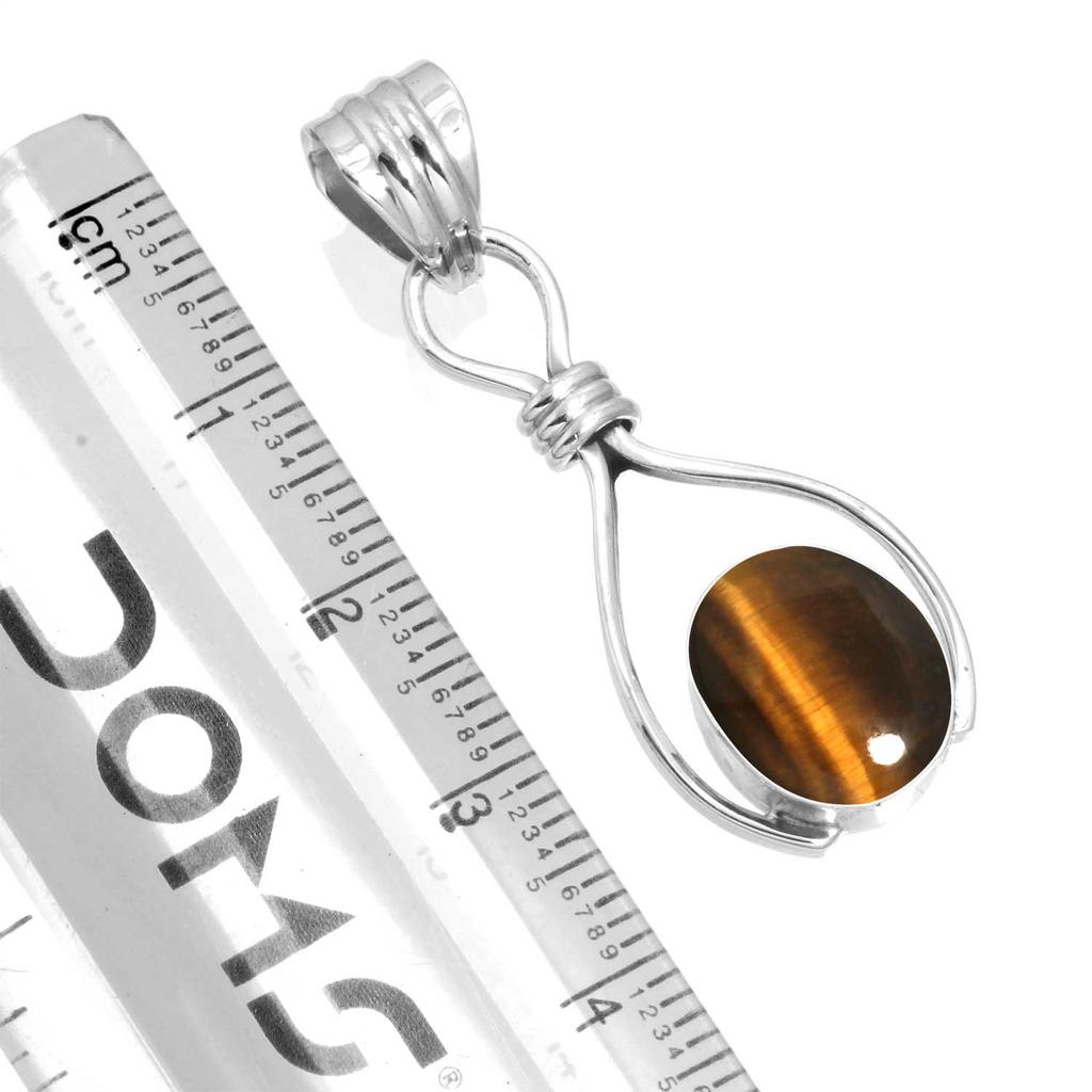 925 Sterling Silver Pendant Women Gemstone Handmade Jewelry Easter Gift Malachite Moonstone Rose Quartz Red Stone Smoky Topaz Tiger Eye Vintage