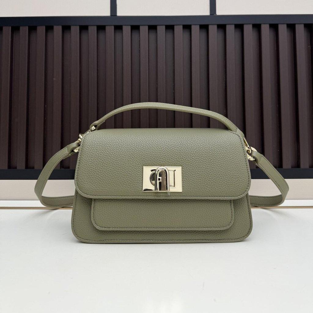 Fu*la Women's 2026 Fashionable Simple Square Crossbody Shoulder Bag