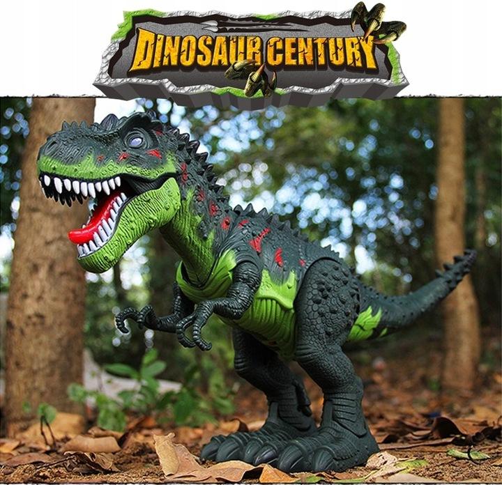 Mega Dinozaur T-Rex Chodzi Ryczy Świeci Znosi Jaja
