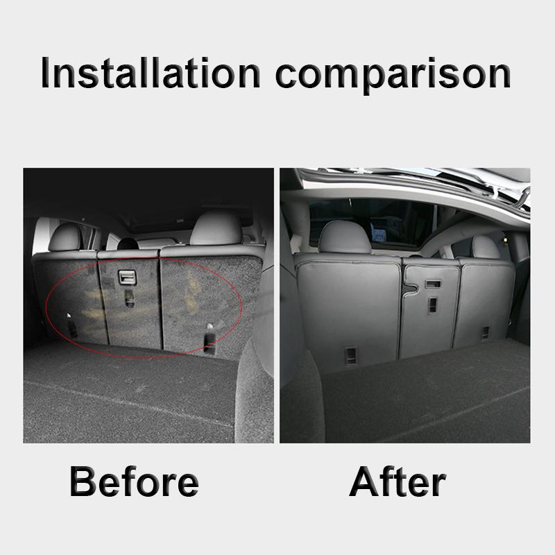 For Tesla Model 3 2016-2024 Model Y Waterproof And Anti-Dirty Protection Pad For Rear Seat Interior Decoration Accessories