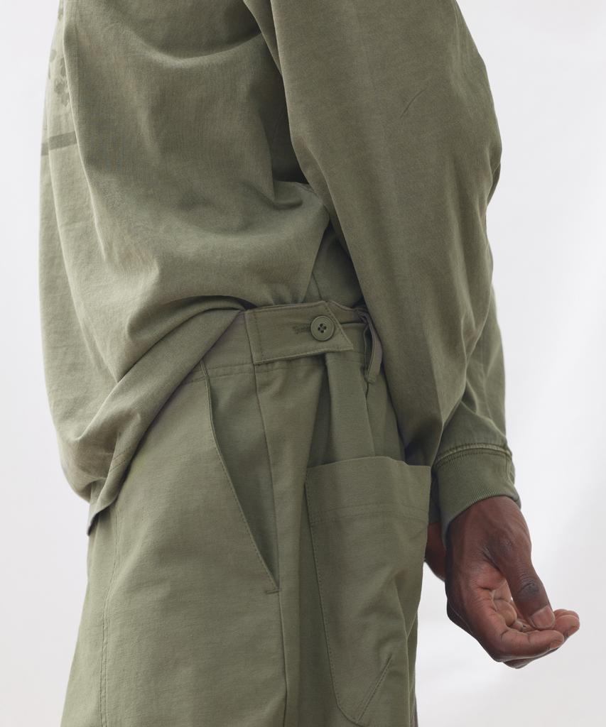 Iseuteuseobiseusyab Grunge Pocket Wide Pants - Khaki