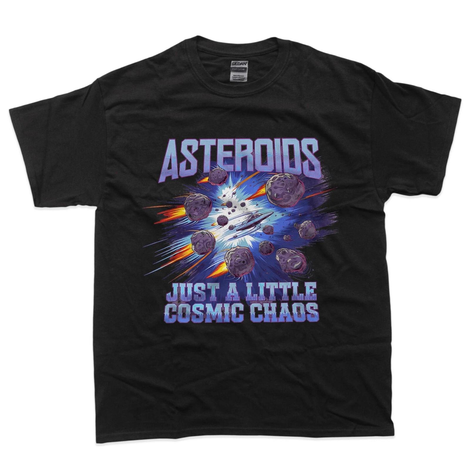 Asteroids Just a Little Cosmic Chaos T-Shirt XL