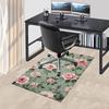1PC Rose Pattern Non-Slip Floor Carpet Compatible for Office&Living Room&Bedroom&Dining room - Flat- Soft & Pattern, Vibrant Colors-W303