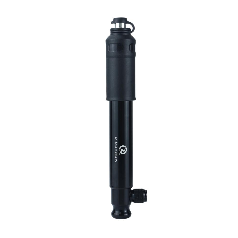 QIUDANOW Mini Portable Bike Pump 2-in-1 Manual & CO2 Inflator with Hose 110 PSI High Pressure for Presta Schrader Valve Bicycles MT910-PC