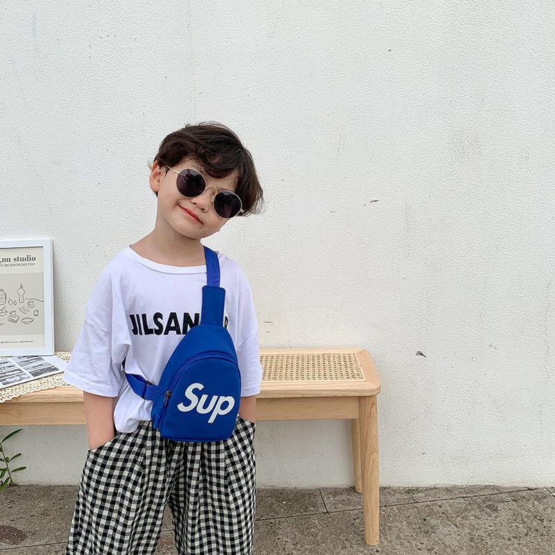 Trendiger Kinderrucksack 2024 Neuer Koreanischer Stil Buchstaben Design Niedliche Cartoon Tasche