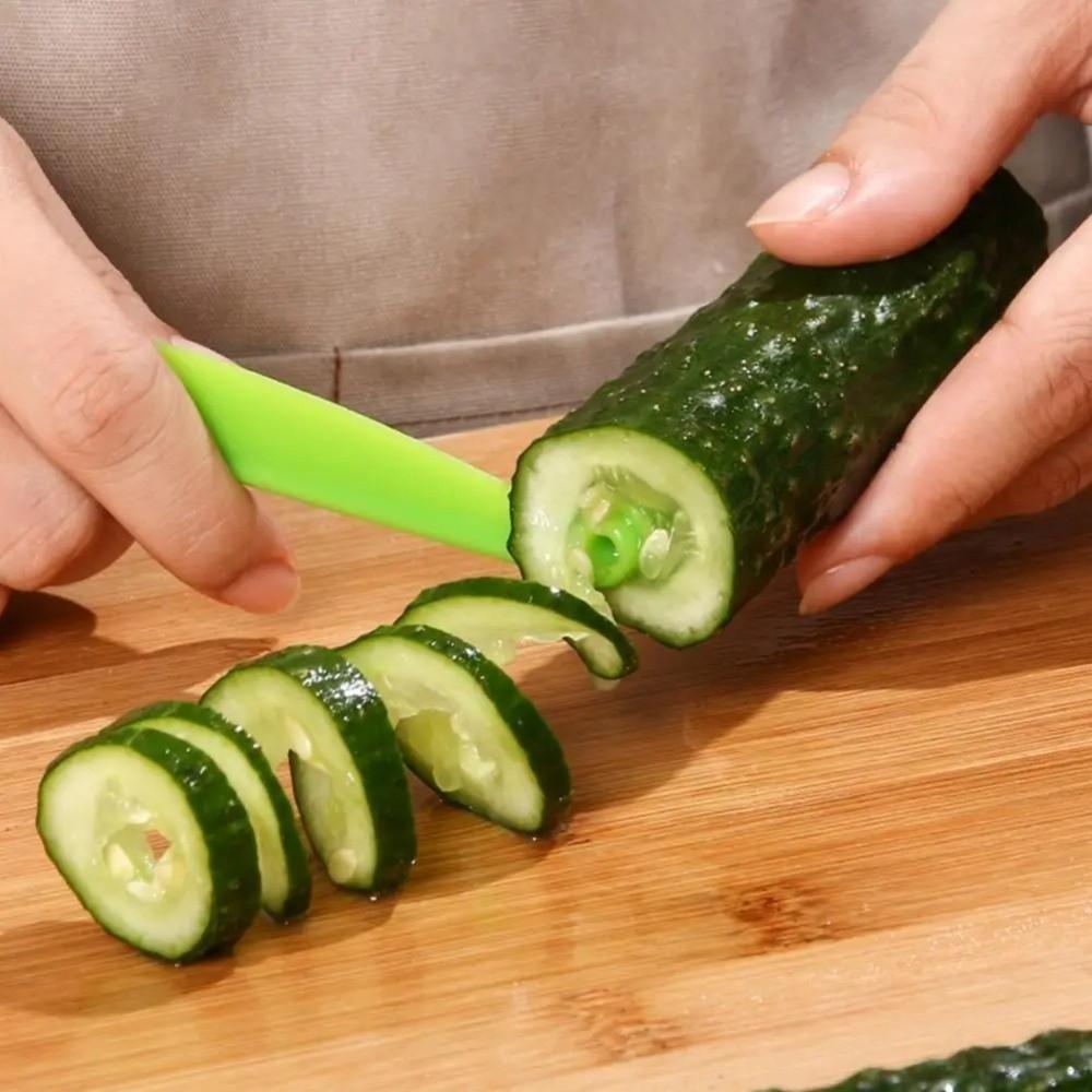 Portable Vegetable Spiral Cutting Machine Stainless Steel Vegetable Spiralizer Kitchen Tool