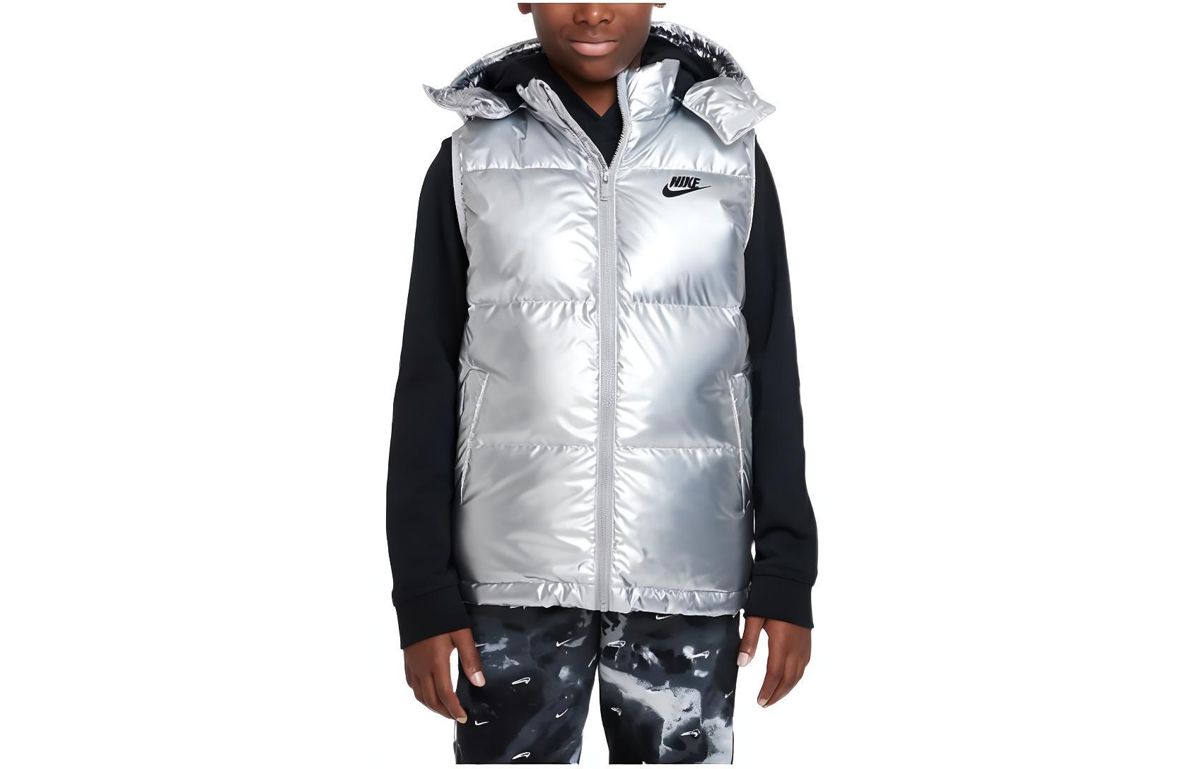 Nike Kids Vests Hooded Moderate DZ9728-048 L