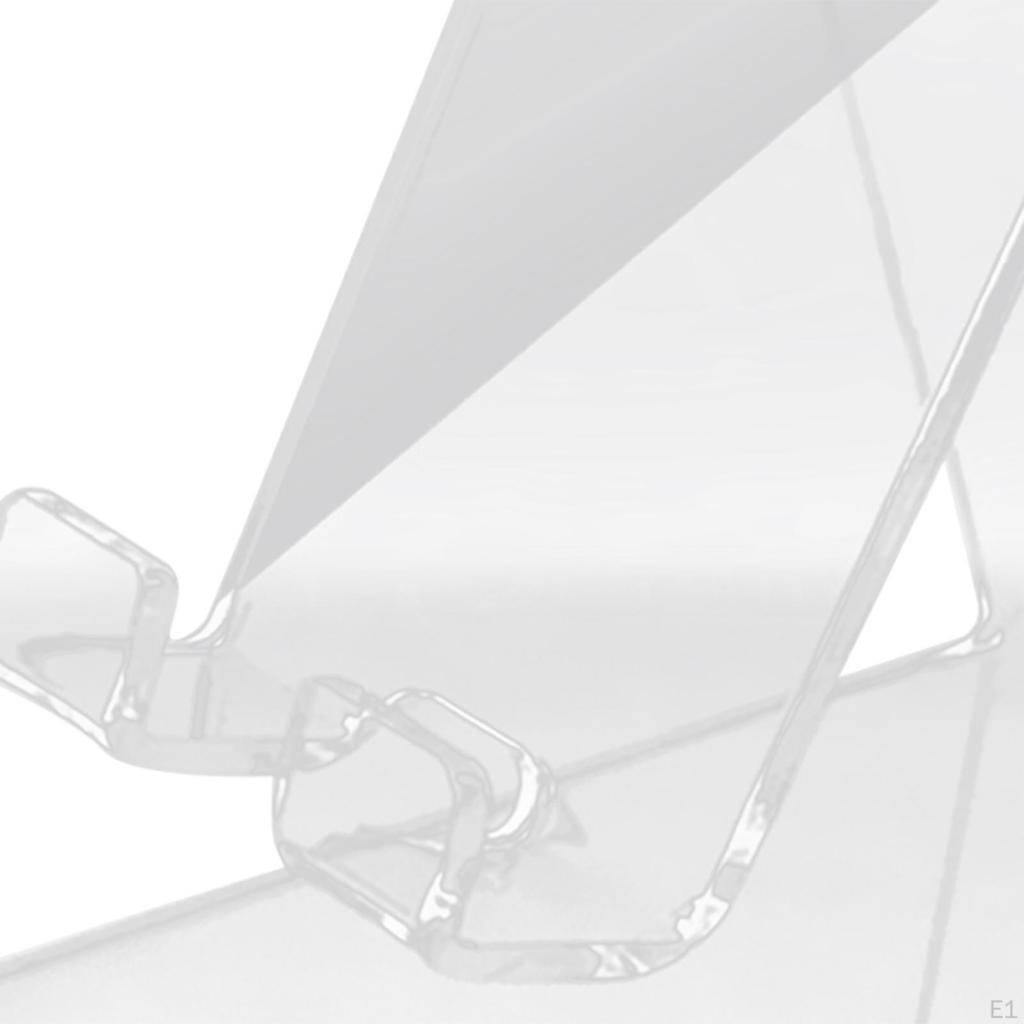 Clear Acrylic Desktop Phone Holder Display Rack Easel Accessories Sturdy for Retail,
