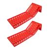 2PCS Portable Foldable Car Escape Mat Non-Slip Pad Fit All-Weather Auto Traction Mat Tire Grip Aid Ideal for Snow Ice Mud