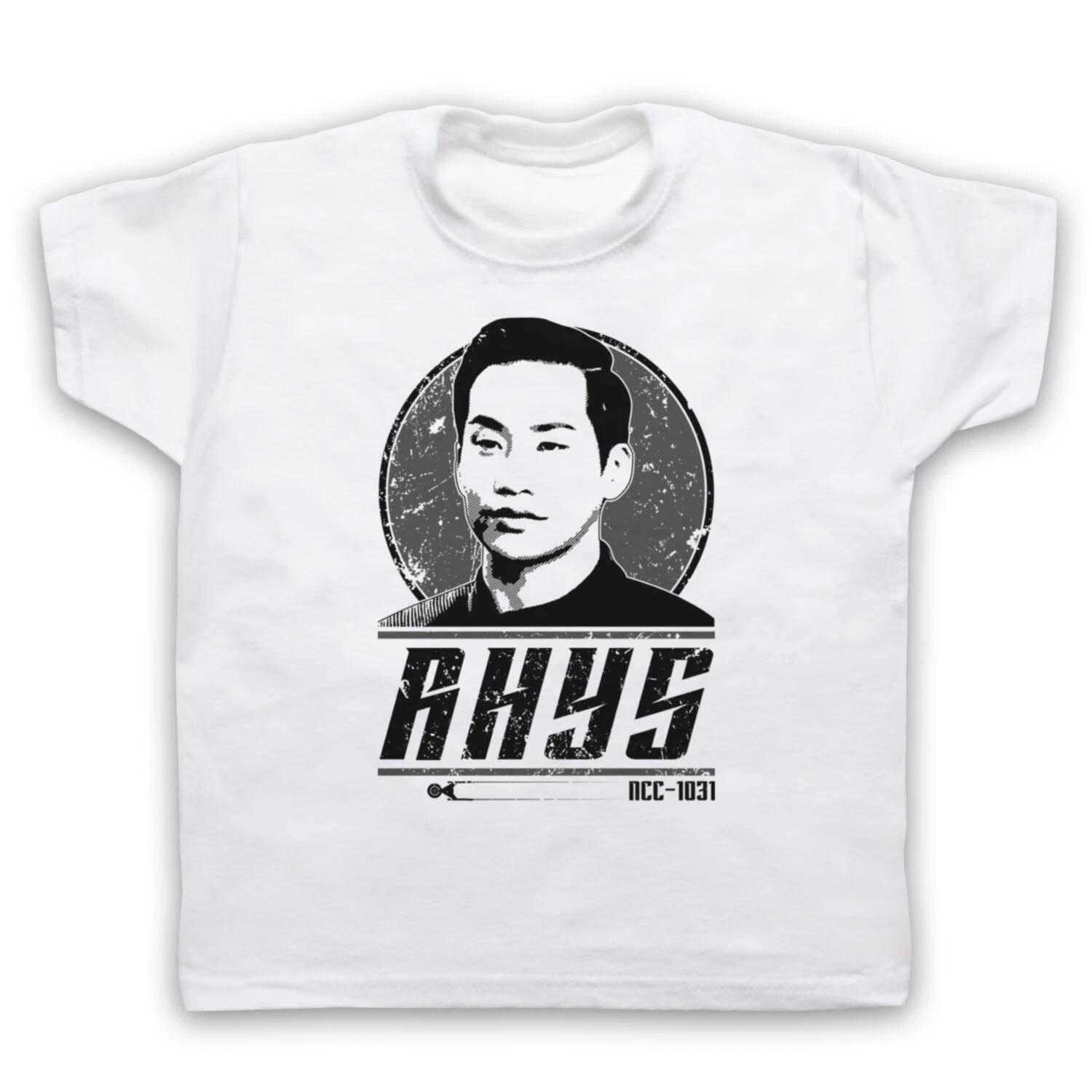 STAR DISCOVERY SHIP LIEUTENANT RHYS SCI FI TREKKIE KIDS CHILDS T-shirt 100
