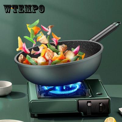 Wok Maifan kőserpenyő tapadásmentes edények háztartási wok indukciós tűzhely füstmentes edények