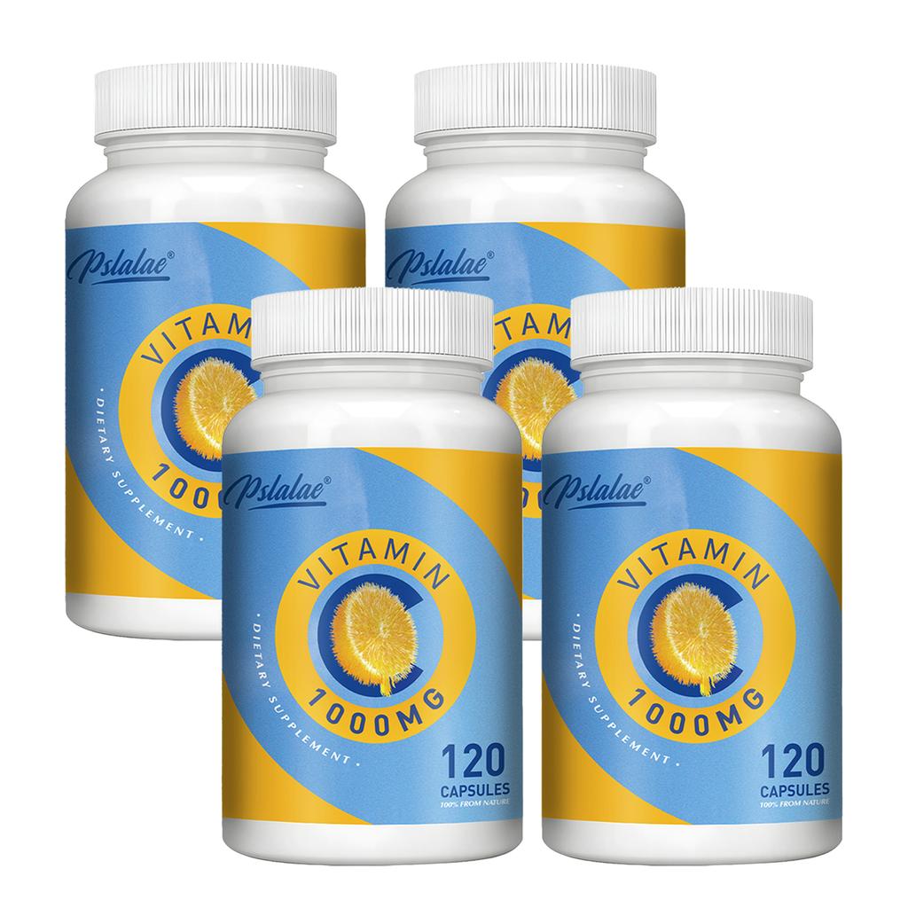 Vitamin C Kapseln 1000mg 120 Stück — Immununterstützung, Antioxidative Unterstützung, Tägliches Wohlbefinden