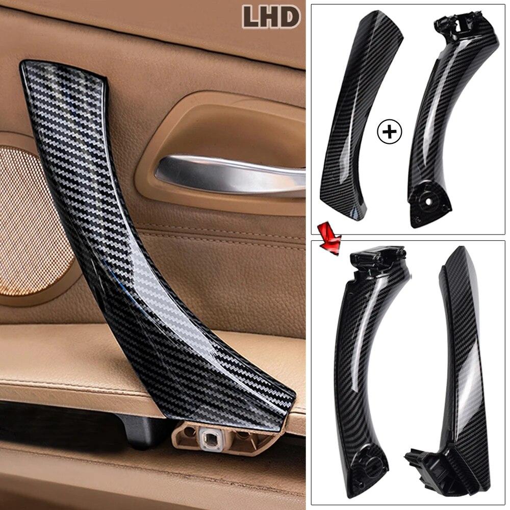 For BMW E90 E91 For BMW 3-Series Car Inner Door Handle Panel Sedan Pull Trim Cover 51417230850 51419150335 51419150340