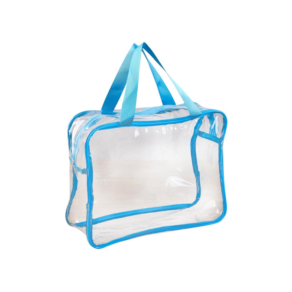 Toy Storage Bags Large PVC Reusable Board Game Storage Containers Clear Zipper Pouches Travel Organizer Bags For Building Block, Puzzle, Kids Books