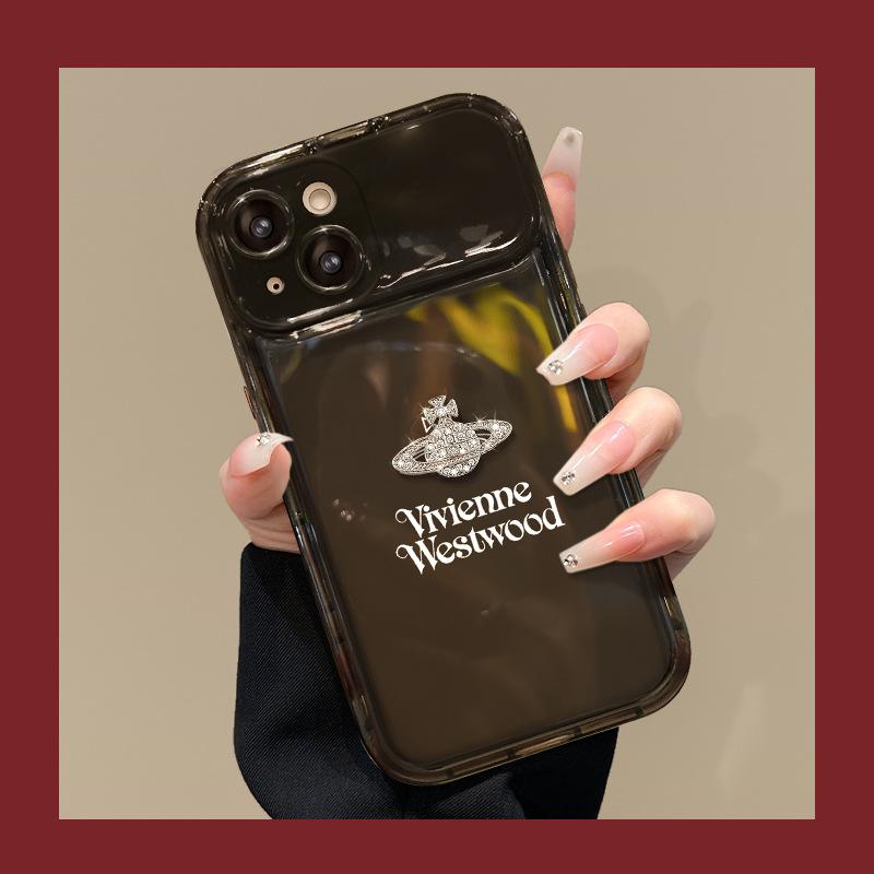 Suitable for Apple 16pro Large Window Phone Case 15 Silicone Anti-drop 14 Flip Mirror Xs/xr
