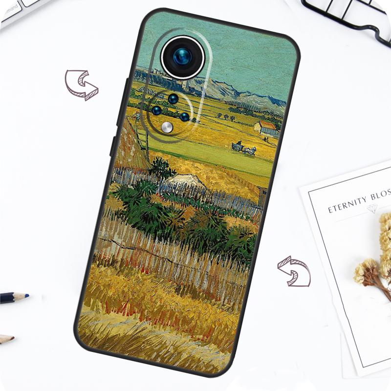 Van Gogh Oil Painting Case For Honor Magic 7 5 6 Pro Honor 200 Pro X9b X9a X8b X8a X8 X9 X9c 50 70 90 Lite Cover