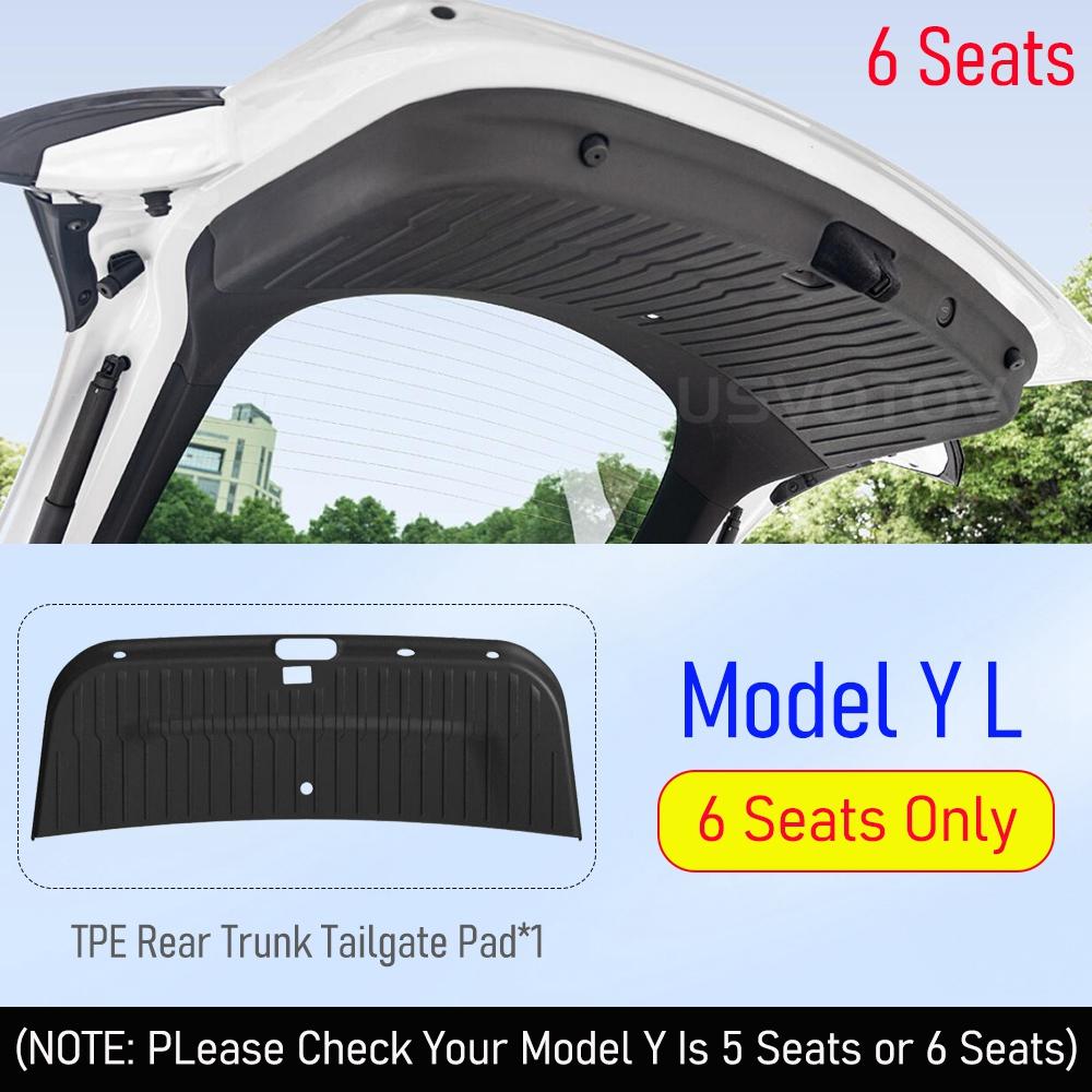 Trunk Mats for Tesla Model Y L YL Model Y Juniper 2025 2026 Rear Trunk Tailgate Mat All Weather Cargo Liner Pad Trim Accessories